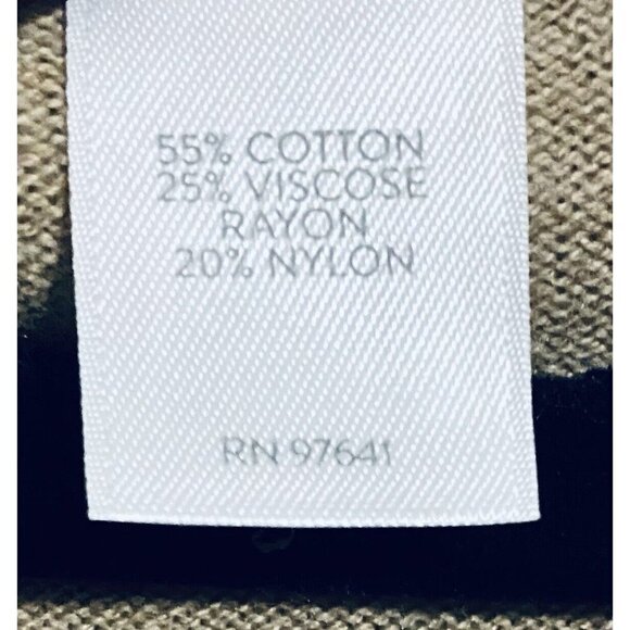 J Jill Sweater Womens Large Pullover Tunic Ribbed Sides Scoop Neck Tan Lagenlook - Picture 5 of 7